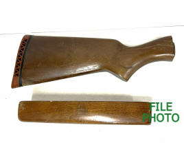 Stock Set - Hard Wood - Plain - w/ Recoil Pad - Early Variation - Original Stock Set - Hard Wood - Plain - w/ Recoil Pad - Early Variation - Original